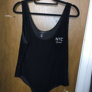 BLACK Nyc Bodysuit SZ: 2X